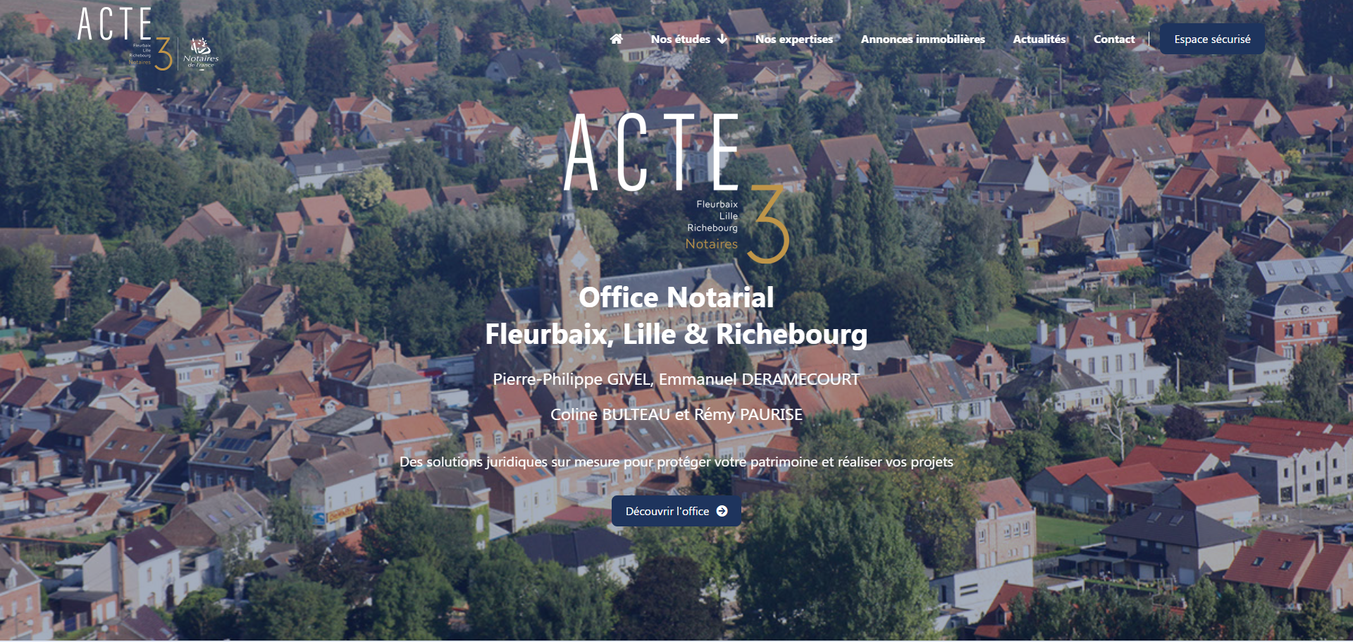 Capture du site Acte 3