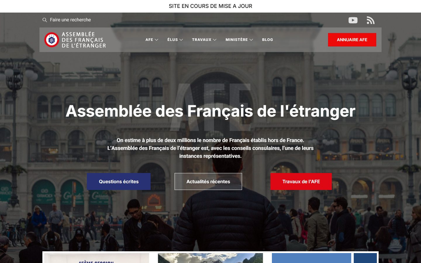 Capture du site L'Assemblée des Français à l'Étranger
