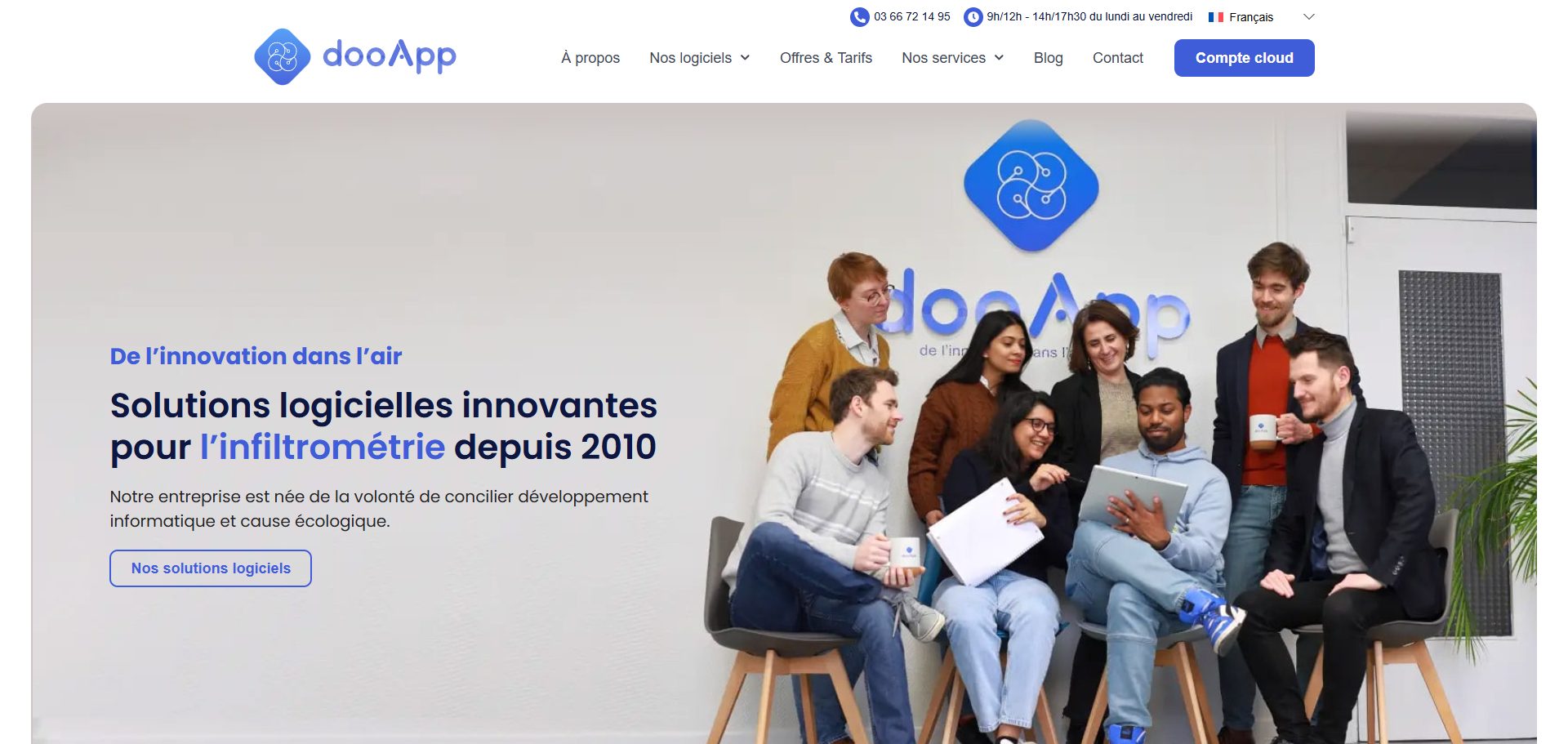 Capture du site dooApp