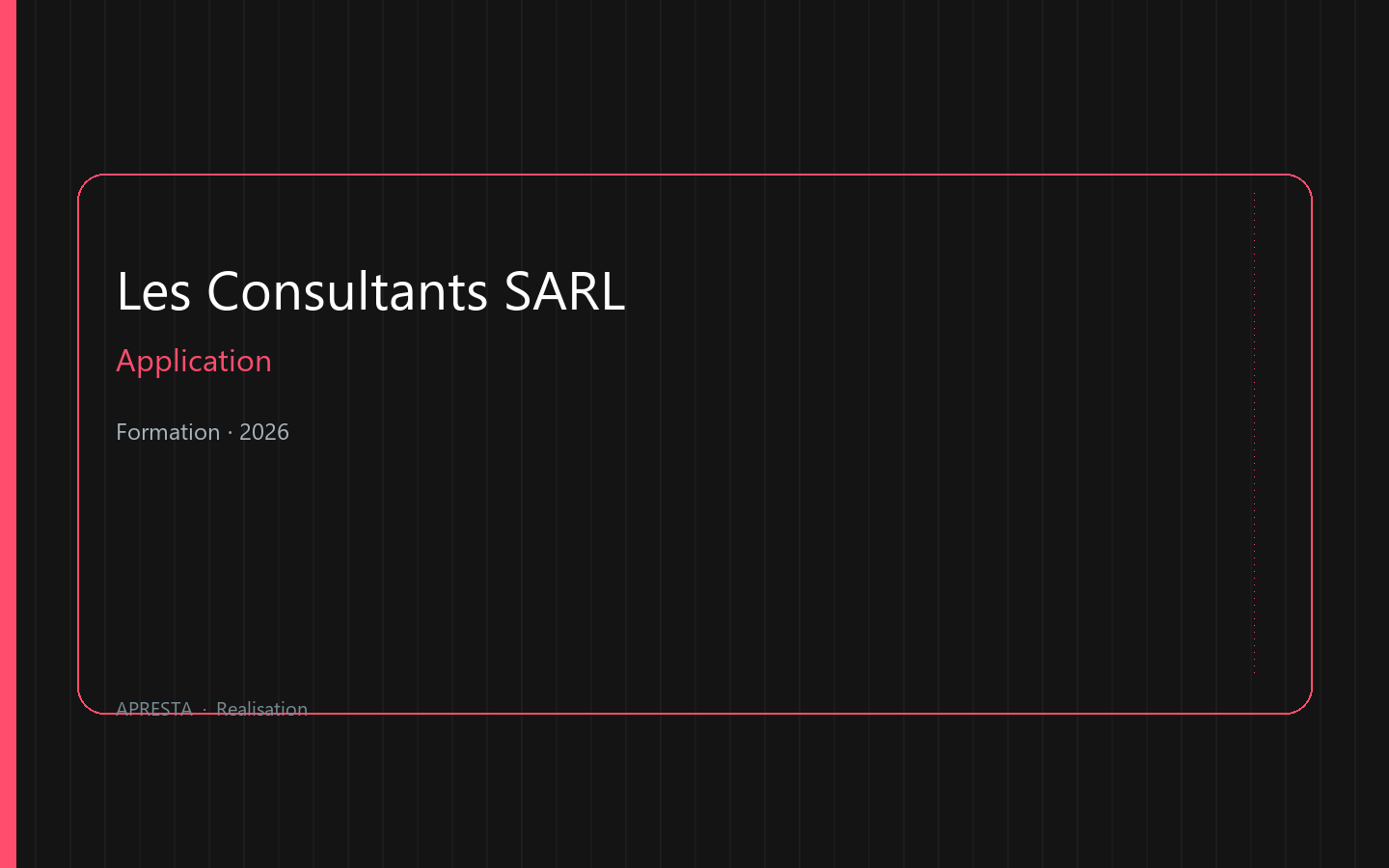Capture du site Les Consultants SARL