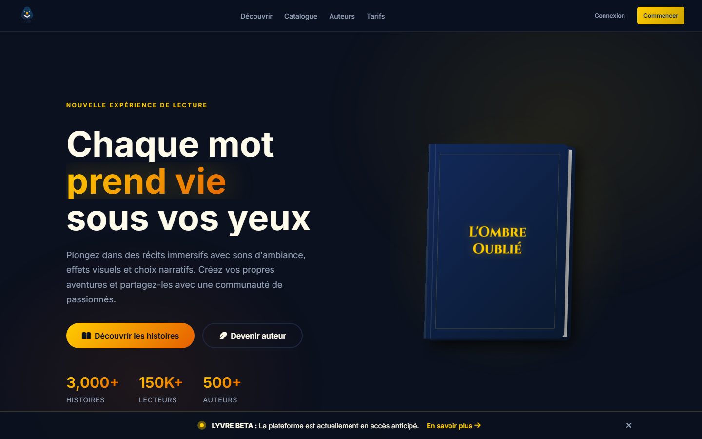 Capture du site Lyvre