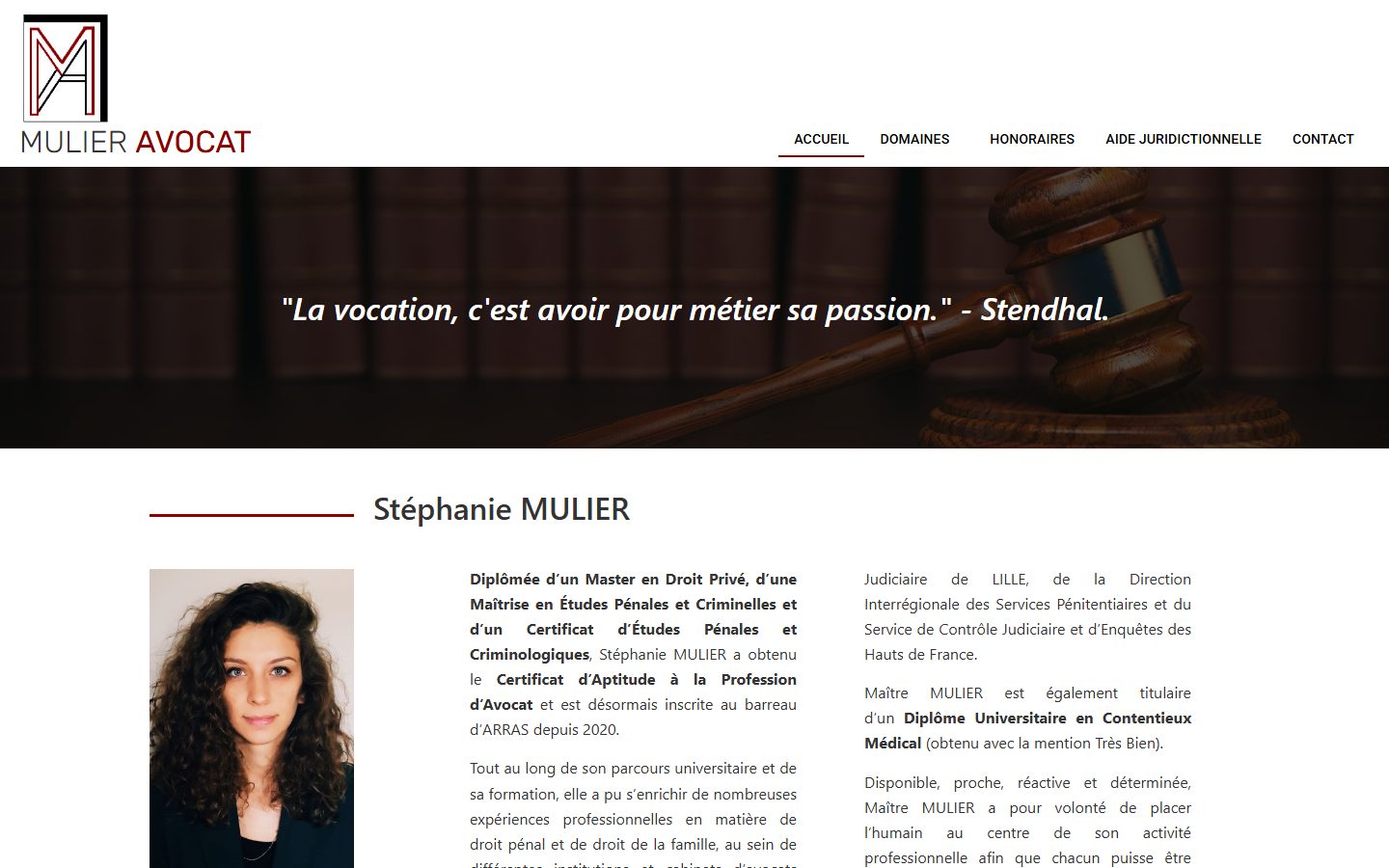Capture du site M Avocat