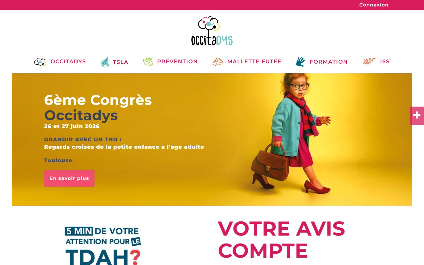 Capture du site Occitadys