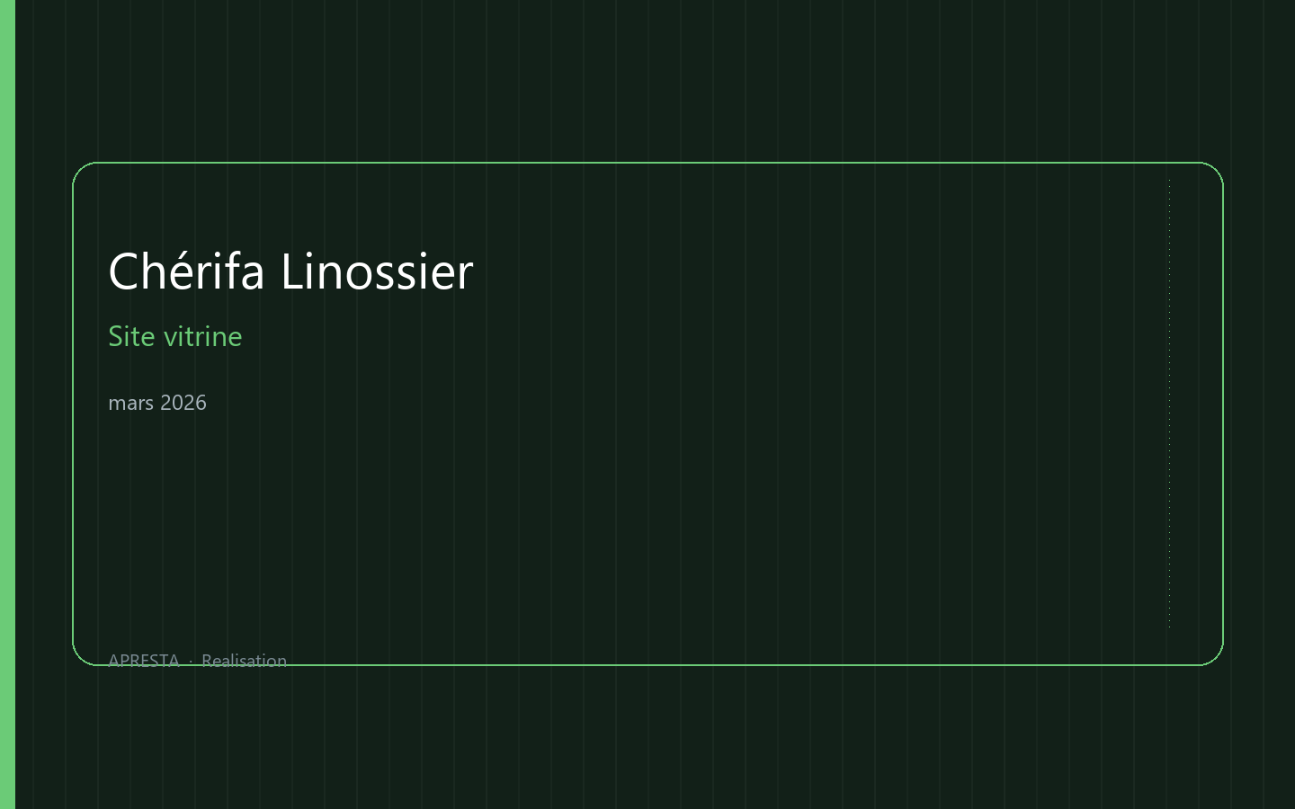 Capture du site Chérifa Linossier