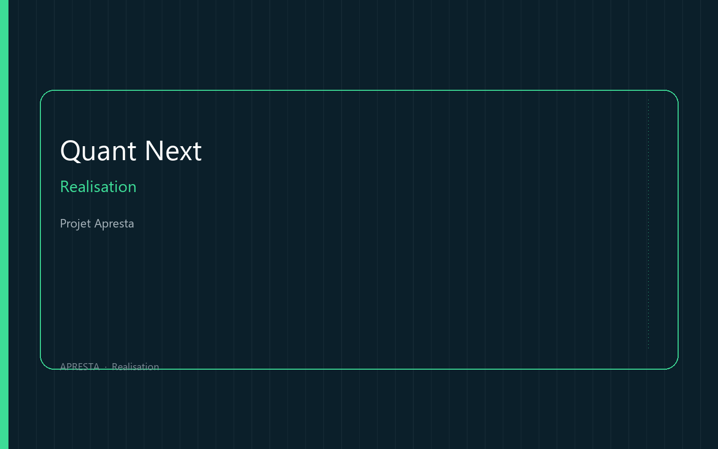 Capture du site Quant Next